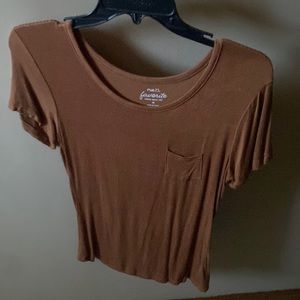 Rue21 brown/orange shirt